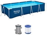 Bestway Framepool Steel Pro&reg; (Set, Inkl. Filterpumpe), 400 x 211 x 81 cm