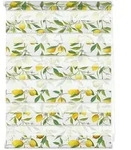 Doppelrollo Duo Rollo Motiv Limone, LICHTBLICK ORIGINAL, Lichtschutz, ohne Bohren,