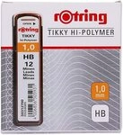 ROTRING Druckbleistift rotring Druckbleistift-Minen Tikky 1,0 mm, H&auml;rtegrad: HB