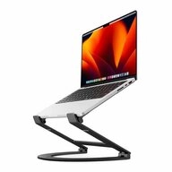 Twelve South Monitor-Halterung Curve Flex St&auml;nder MacBook, (Aluminium Schwarz)
