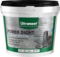Ultrament Dichtstoff ULTRAMENT Power Dicht, Schwarz, 5 Ltr