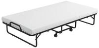 COSTWAY G&auml;stebett klappbar, 191 x 96cm, Schaumstoffmatratze, Rollen, 180kg