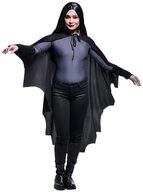 Boland Kost&uuml;m Cape Fledermaus schwarz
