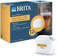 BRITA Wasserfilter Kartuschen MAXTRA PRO Extra Kalkschutz (12er-Pack) Jahrespack,