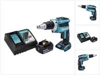 Makita Akku-Schrauber DFS 452 RM1 Akku Schnellbauschrauber 18 V Brushless + 1x...
