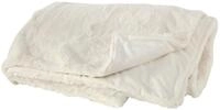 Wohndecke Decke Storan Kuscheldecke Tagesdecke 200x150 cm creme wei&szlig;, BOLTZE GRUPPE