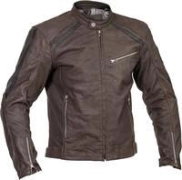 Halvarssons Motorradjacke Sandtorp Motorrad Lederjacke protektoren weitenverstellbar