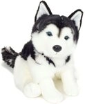 Teddy Hermann&reg; Kuscheltier Husky 30 cm, schwarz/wei&szlig;, zum Teil aus recyceltem