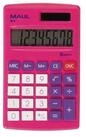 MAUL Taschenrechner MAUL Taschenrechner M 8 Solar Batterie 1-zeilig, 8 Ziffern pink
