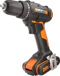 Worx Akku-Bohrschrauber WX100, max. 1600 U/min, (Set), zum Bohren & Schrauben,...