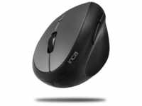INCA Maus kabellos Bluetooth Optisch 1600 DPI Wireless Funkmaus Schwarz Maus