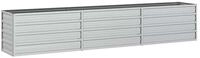 vidaXL Hochbeet Garten-Hochbeet 240x40x45 cm Verzinkter Stahl Silber (1 St)