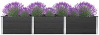 vidaXL Hochbeet, Kr&auml;uterhochbeet Grau 300x100x54 cm WPC