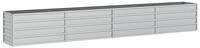 vidaXL Hochbeet Garten-Hochbeet 320x40x45 cm Verzinkter Stahl Silber (1 St)