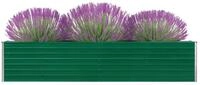 vidaXL Hochbeet 320 x 40 x 45 cm Garten-Hochbeet Verzinkter Stahl 320x40x45 cm...