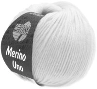 LANA GROSSA MERINO UNO H&auml;kelwolle, 125 m (Extrafeine Merinowolle mit