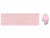 Rapoo 9750M - Tastatur & Maus - pink Tastatur- und Maus-Set