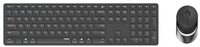 Rapoo 9850M Multi-Mode-Deskset - Tastatur & Maus - dunkelgrau Tastatur- und Maus-Set