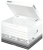 LEITZ Aufbewahrungsbox Solid Box M (10 St), mit Klappdeckel und doppeltem Boden