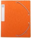 EXACOMPTA Archivcontainer 10x Archivbox R&uuml;cken 40mm Karton +3 Klappen Gummizug...