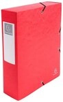 EXACOMPTA Archivcontainer 6x Archivbox Karton, 600g, R&uuml;cken 80mm + Etikett,...