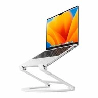 Twelve South Monitor-Halterung Curve Flex St&auml;nder MacBook, (Aluminium Wei&szlig;)