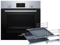 BOSCH Einbaubackofen, mit 2-fach Voll-Teleskopauszug