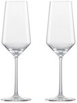 Zwiesel Glas Gl&auml;ser-Set Pure Champagnerglas Set 2tlg, Kristallglas