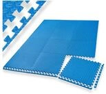 tectake Bodenschutzmatte Schutzmattenset, 24er Set mit 48 Randst&uuml;cken, 24-teilig mit