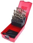KS Tools Spiralbohrer, (25-tlg), HSS-G Co 5 Satz, Kunststoffkassette,...