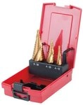 KS Tools Stufenbohrer KS Tools 330.2424 HSS TiN Stufenbohrer-Satz,...