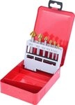 KS Tools Kegelsenker HSS TiN Kegel-Entgratsenker-Satz, Stahlblechkassette 6-tlg