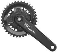 Shimano Fahrradkurbel SHIMANO Kurbelgarnitur CUES FC-U4000 - 175 mm, 36-22, 11-fach