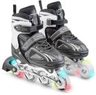 Apollo Inlineskates Gr&ouml;&szlig;enverstellbare Inliner f&uuml;r Kinder Super Blades LED,