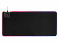 DELTACO Gaming Mauspad GAMING RGB Mauspad kabelloses Laden extra breit leicht zu