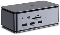 Lindy DST-Pro - Dockingstation - f&uuml;r Laptop - USB-C Smartphone-Ladeger&auml;t