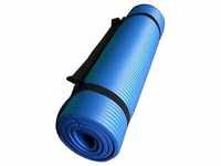 Softee Yogamatte Jute-Yoga-Matte Softee Fitness Matrixcell Blau (180 x 60 cm)