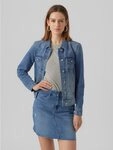 Vero Moda Jeansjacke VMZORICA LS DENIM JACKET MIX NOOS mit leichten Destroyed