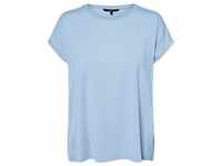 Vero Moda T-Shirt Einfarbiges Rundhals Basic T-Shirt VMAVA (1-tlg) 4078 in...