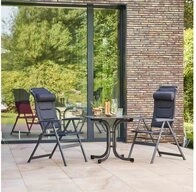 Siena Garden Garten-Essgruppe Premium, (3-tlg)
