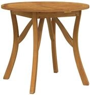 vidaXL Gartentisch, Outdoor Tisch &Oslash; 85 cm Massivholz Akazie