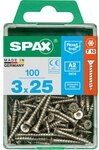 SPAX Holzbauschraube Spax Universalschrauben 3.0 x 25 mm TX 10 Senkkopf