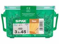 Spax für Massivholz-Fußböden 3,5 x 45 mm 450 Stück Teilgewinde Senkkopf...