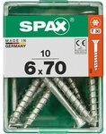 SPAX Holzbauschraube Spax Universalschrauben 6.0 x 70 mm TX 30 - 10