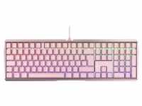 Cherry Cherry MX Board 3.0S Gaming RGB Tastatur, MX-Silent Red, pink...