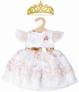 Heless Puppenhausm&ouml;bel Puppen Prinzessinnenkleid Kirschbl&uuml;te mit goldener...