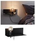 Paulmann Wandleuchte Devara max. 1x40W USBC 230V Metall, ohne Leuchtmittel, E27