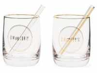 Rivièra Maison Le Club Gin & Tonic Glas - 2er-Set - transparent - 2er-Set à...