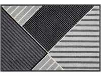 Fußmatte Straight in Blocks, wash+dry by Kleen-Tex, rechteckig, Höhe: 7 mm