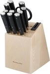 KitchenAid Messerblock Gourmet (11tlg), Messerr japanischer Stahl,